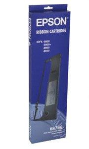 Epson DFX-5000/5000+/8000/8500 Black Ribbon Cartridge - 8766