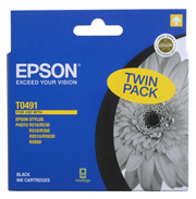 T049 - Black Ink Cartridge Twin Pack