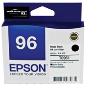 Epson UltraChrome K3 Ink with Vivid Magenta - Photo Black Ink Cartridge - T0961