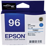 Epson UltraChrome K3 Ink with Vivid Magenta - Cyan Ink Cartridge - T0962