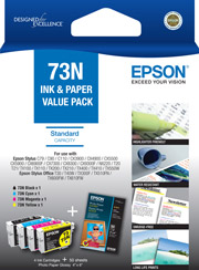 73N - Standard Capacity DURABrite Ultra - Ink Cartridge Value Pack