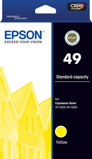 49 - Std Capacity - Yellow Ink Cartridge