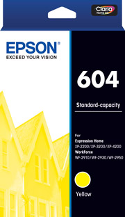 604 - Std Capacity - Yellow Ink Cartridge