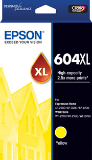 604XL - High Capacity - Yellow Ink Cartridge