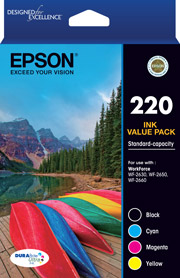 220 - Std Capacity DURABrite Ultra - Ink Cartridge Value Pack