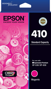 410 - Std Capacity Claria Premium - Magenta Ink Cartridge