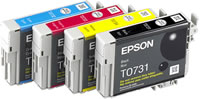 4 Individual Ink Cartridges