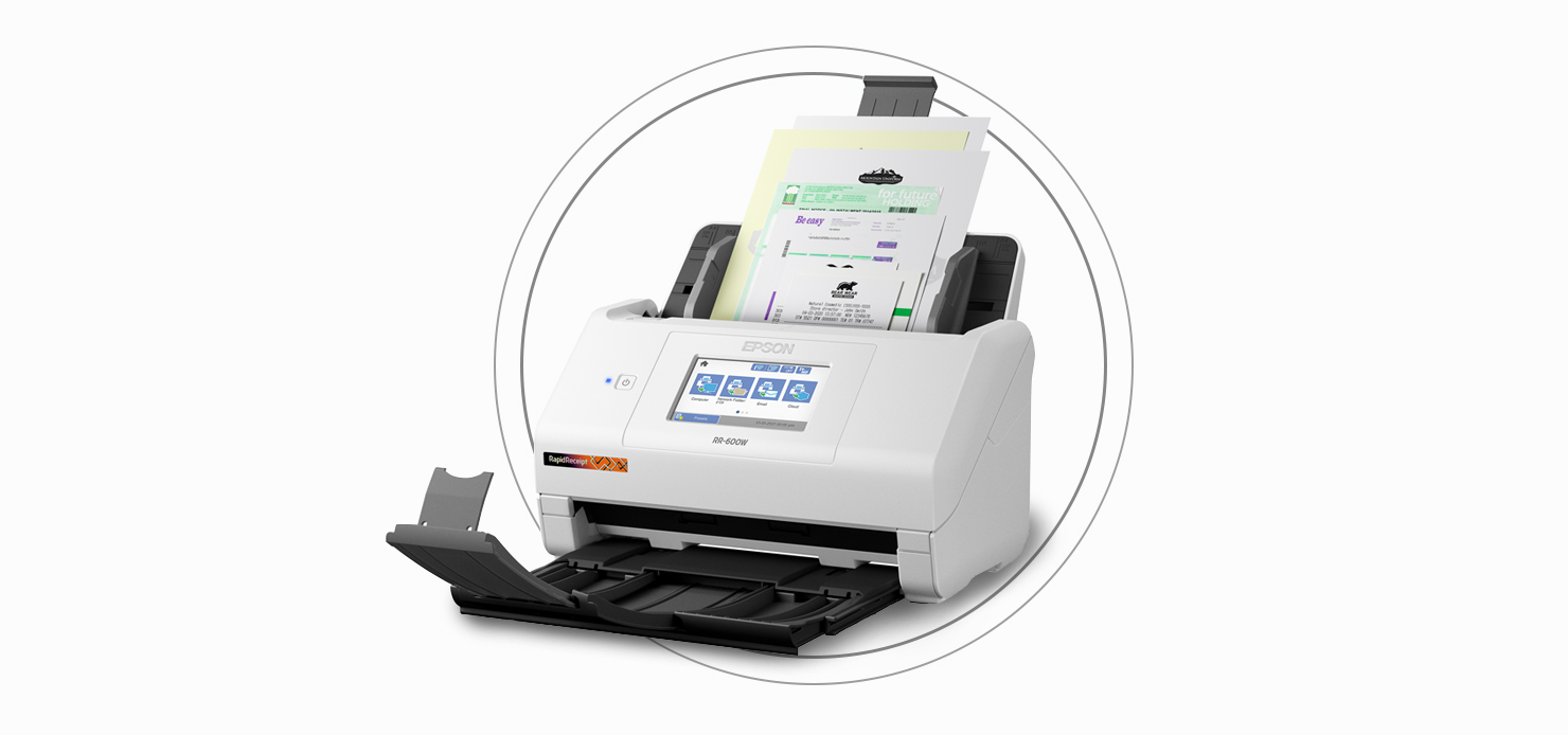 Epson RapidReceipt RR-600WR document scanner