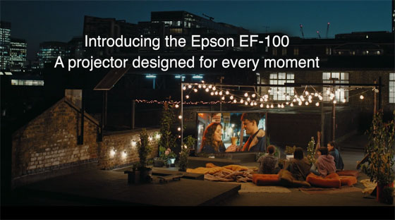 Designed for Every Moment - The Epson EF-100W/B