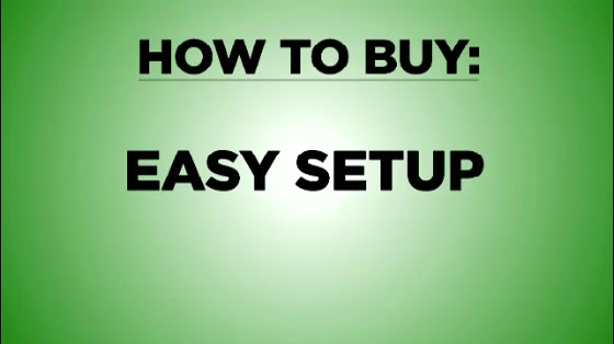 Easy Setup when buying a projector