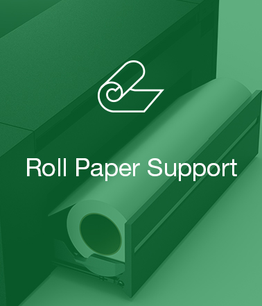 roll paper support