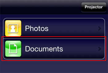 Epson iProjection Projecting Documents