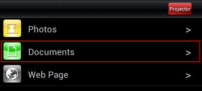 Epson iProjection Projecting Documents