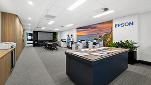 Epson document solutions as displayed in North Sydney experience centre