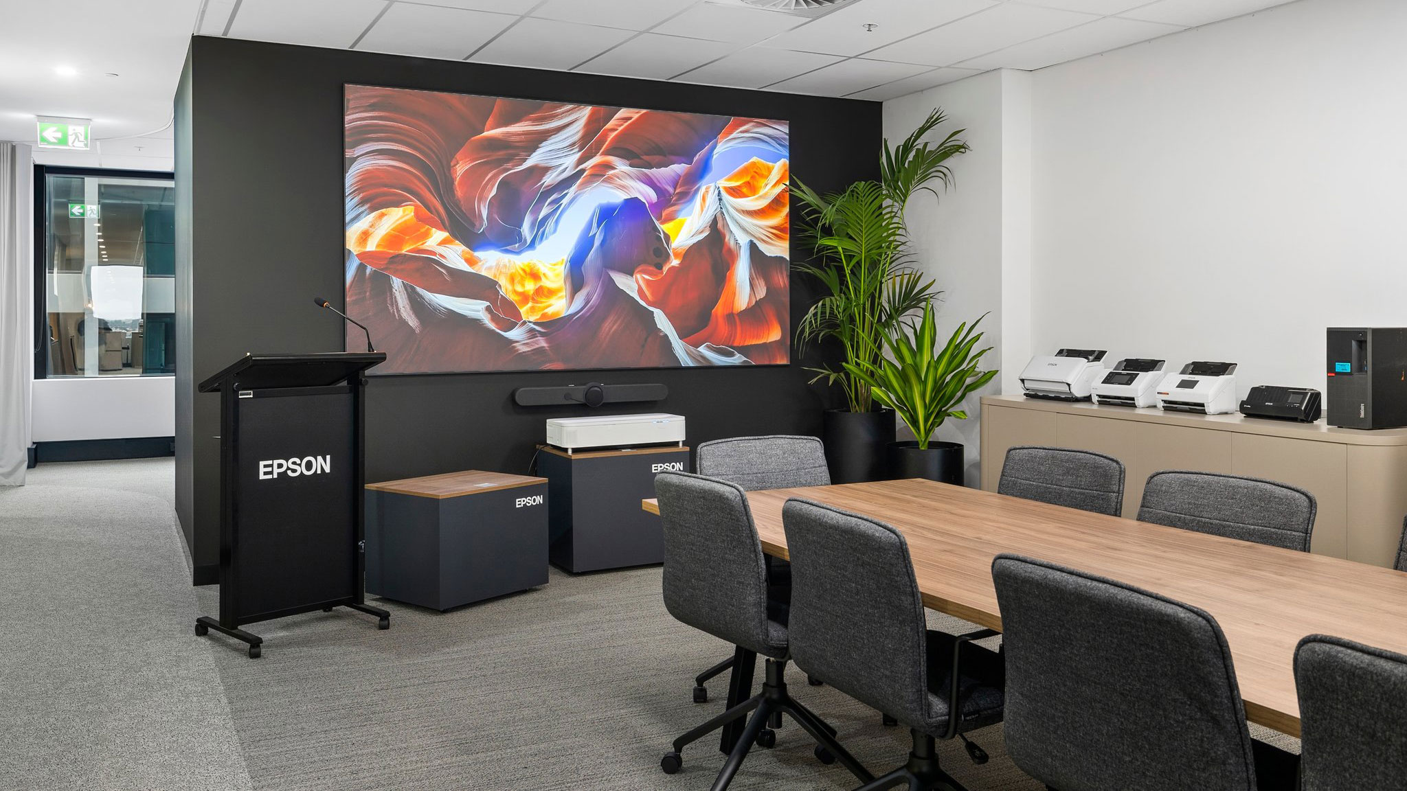 Epson document solutions as displayed in North Sydney experience centre