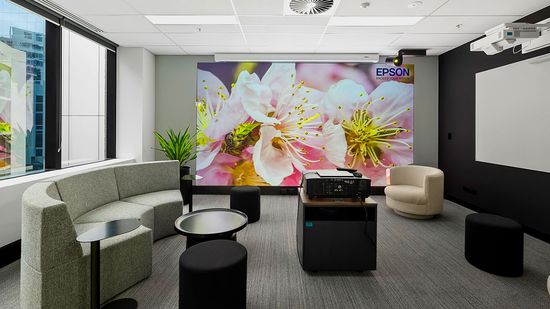 Epson visual solutions as displayed in North Sydney experience centre