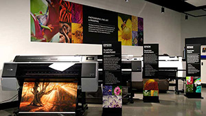 Three Epson large format printers, SureColor P7560/P9560, P7070/P9070 and P20070