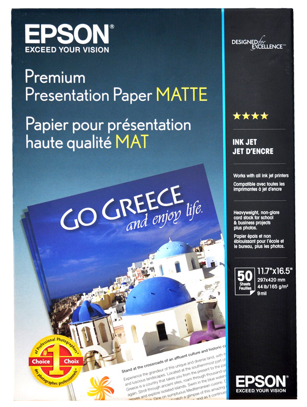 Presentation Paper 167gsm Heavy Weight Matte A3 (50pcs)