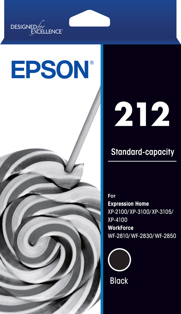 212 - Std Capacity - Black Ink Cartridge