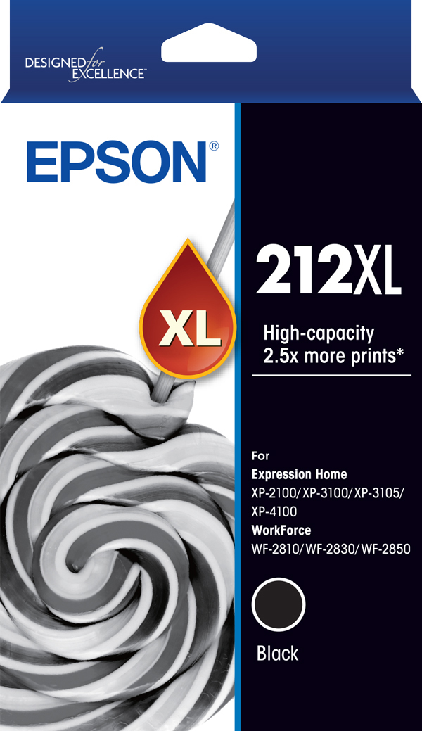 212XL - High Capacity - Black Ink Cartridge