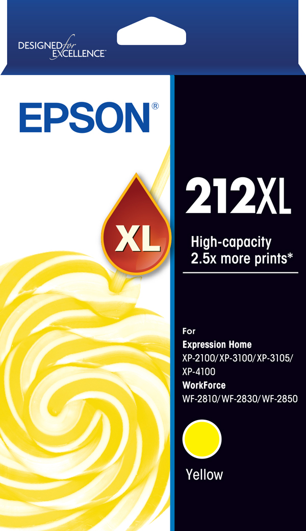 212XL - High Capacity - Yellow Ink Cartridge