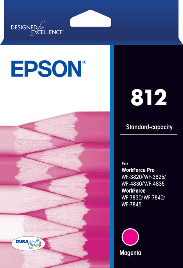 812 - Std Capacity DURABrite Ultra - Magenta Ink Cartridge