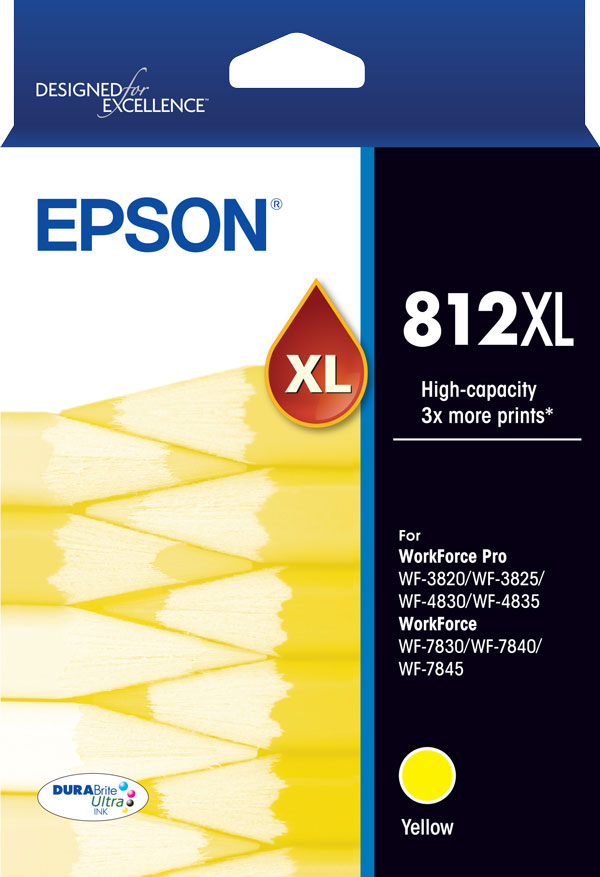 812XL - High Capacity Capacity DURABrite Ultra - Yellow Ink Cartridge

