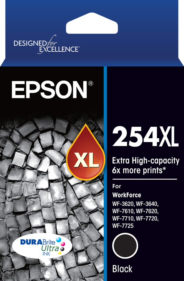 254XL - Extra High Capacity DURABrite Ultra - Black Ink Cartridge