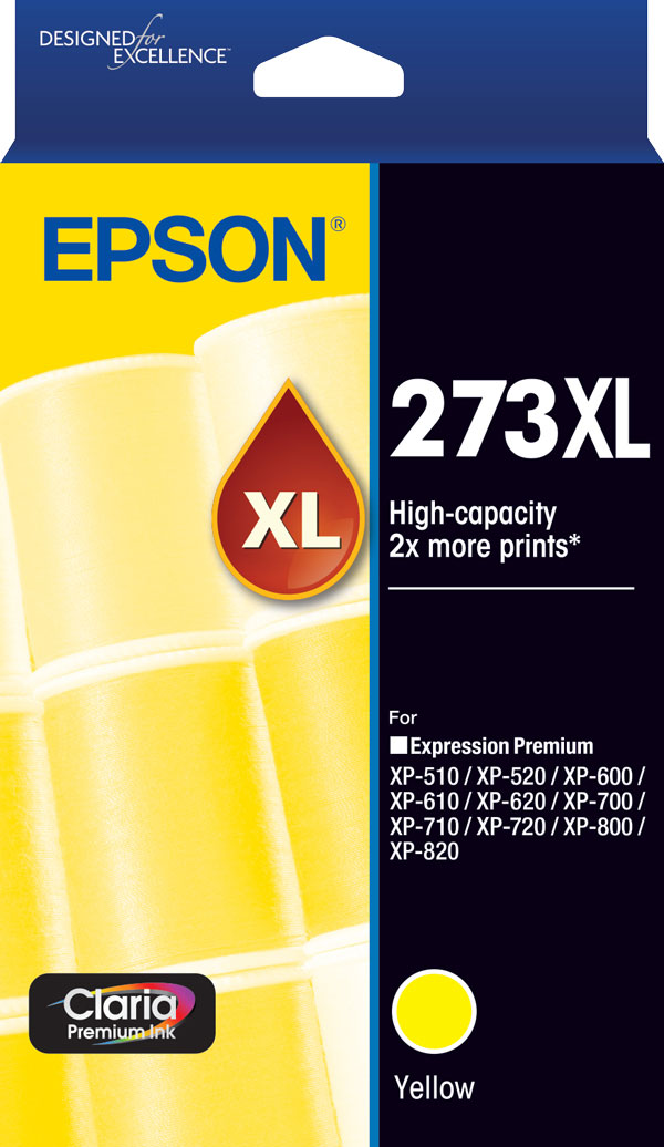 273XL - High Capacity Claria Premium - Yellow Ink Cartridge




