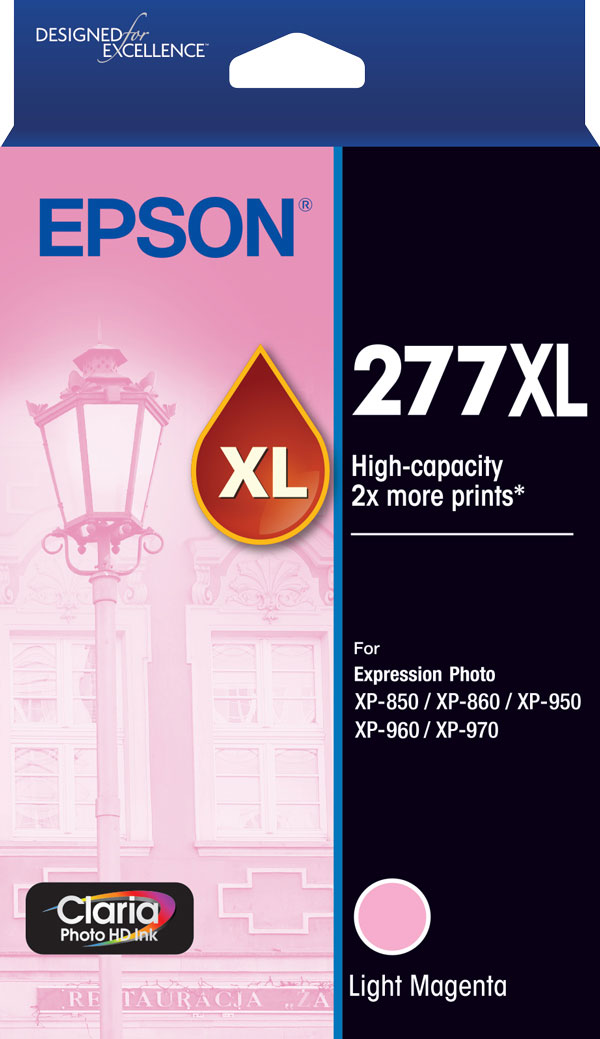 277XL - High Capacity Claria Photo HD - Light Magenta Ink Cartridge
