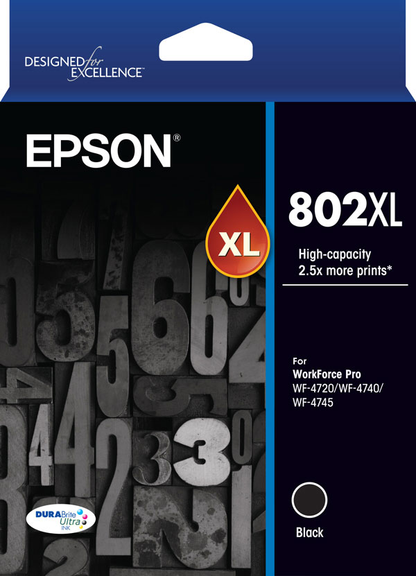 802XL - High Capacity DURABrite Ultra - Black Ink Cartridge