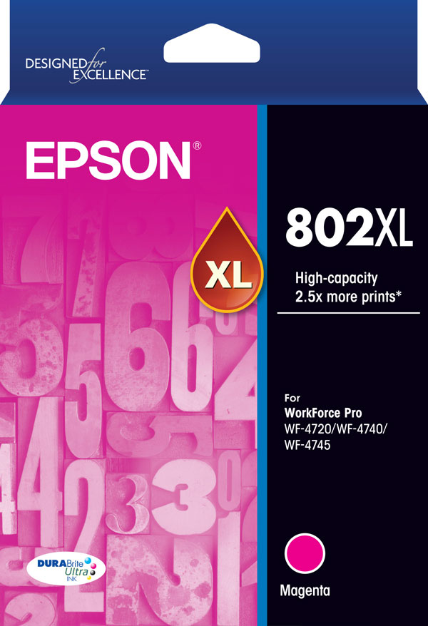 802XL - High Capacity DURABrite Ultra - Magenta Ink Cartridge