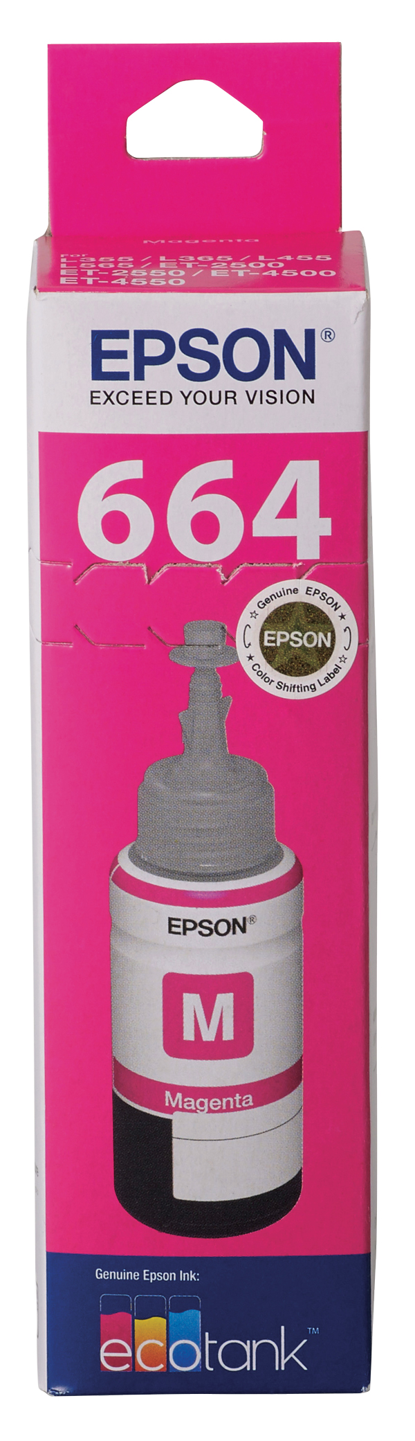 T664 - EcoTank - Magenta Ink Bottle