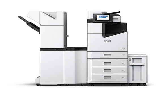 Epson WorkForce Enterprise WF-C20600 with Finisher Stapler and High-Capacity Feeder