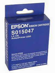 Epson LX-100 ActionPrinter 2250 Black Fabric Ribbon Cartridge