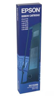 Epson FX-2170/2180  LQ-2070/2170/2180/2080/2190  Black Fabric Ribbon Cartridge