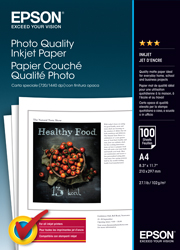 A4 Photo Quality Inkjet Paper - 100 Sheets (102gsm)