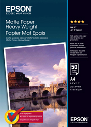A4 Matte Paper Heavy Weight - 50 Sheets (167gsm)