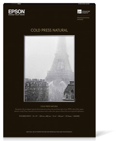 Epson Fine Art Paper Signature Worthy Cold Press Natural A4 Sheet Media