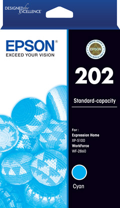 202 - Standard Capacity - Cyan Ink Cartridge