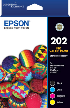 202 - Standard Capacity 4 Colour Ink Pack