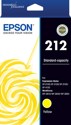212 - Std Capacity - Yellow Ink Cartridge