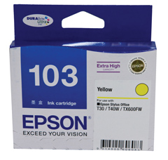 103 - Extra High Capacity DURABrite Ultra - Yellow Ink Cartridge