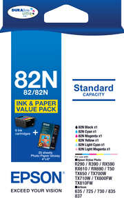 82N - Standard Capacity Claria - Ink Cartridge Value Pack
