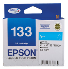 133 - Standard Capacity DURABrite Ultra - Cyan Ink Cartridge