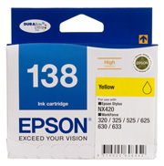 138 - High Capacity DURABrite Ultra - Yellow Ink Cartridge