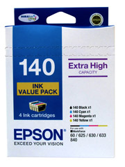 140 - Extra High Capacity DURABrite Ultra - Ink Cartridge Value Pack

