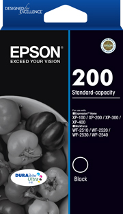200 - Standard Capacity DURABrite Ultra - Black Ink Cartridge