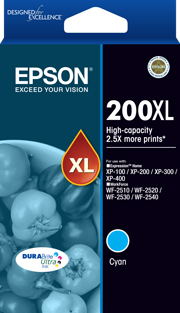 200XL - High Capacity DURABrite Ultra - Cyan Ink Cartridge