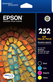 252 - Std Capacity DURABrite Ultra - Ink Cartridge Value Pack
